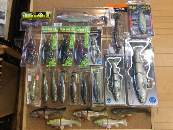 【最新釣具買取情報】「人気メーカーのスイムベイト多数！」買取り入荷致しました。（つりどうぐ一休　葛の葉店）サムネイル