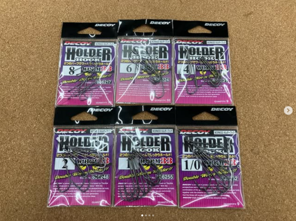 滋賀守山店　入荷情報　・デコイ 　ホルダーフック　スイベルリング　・ベーシックギア　 スプリットショットシンカー　・一誠海太郎　 根魚玉赤玉小鈎　入荷いたしました！サムネイル