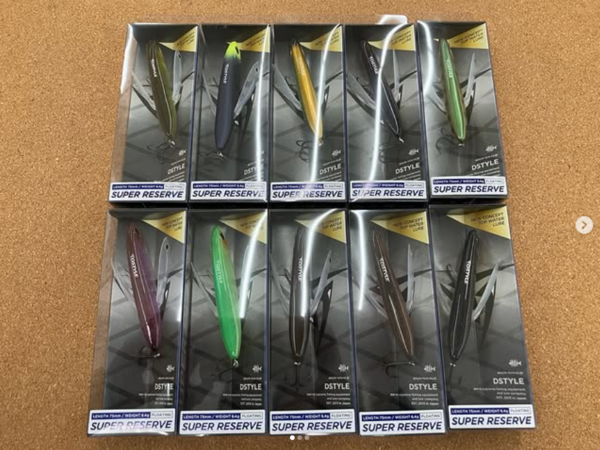 滋賀守山店　入荷情報第2弾　・DSTYLE 　スーパーレゼルブ 　エビソンボーイ　・サムルアーズ　 コトカスミディアム 　サミング70SP 　ファットサムJr　　入荷いたしました！サムネイル