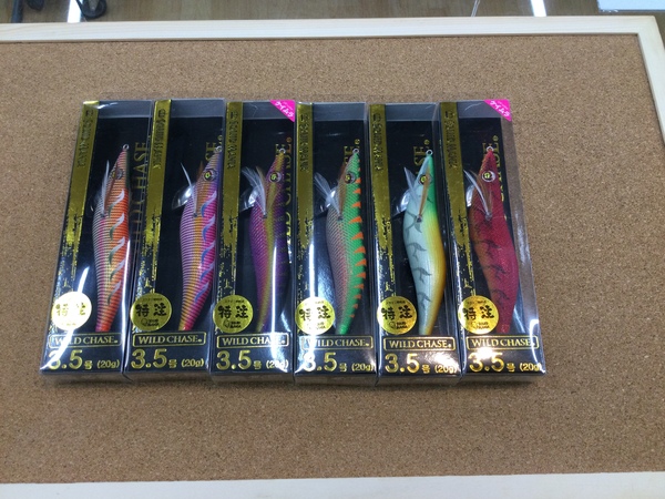 狭山店【製品入荷情報】第２弾！「スクイッドマニア　ワイルドチェイス３．５号（アレスコラボ特注カラー６色入荷）が、入荷しました！」（狭山店）サムネイル
