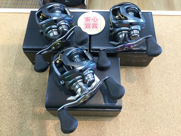 狭山店　本日の釣具買取商品　第２弾！「ダイワ　〇１８スティーズＡ　ＴＷ　１０１６ＸＨＬ　〇１７スティーズＡ　ＴＷ　１０１６ＨＬ（２台）などが、買取入荷しました！」（狭山店）サムネイル