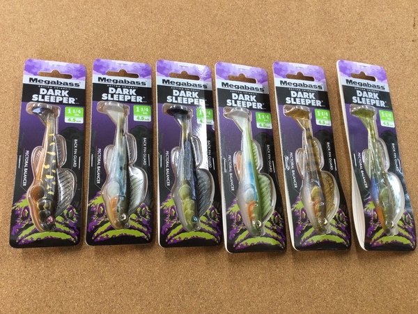 【新製品入荷情報☆第３弾☆】「メガバス ダークスリーパー４.５インチ　１・１/４ｏｚ（新製品）」が入荷いたしました！（葛の葉店）サムネイル