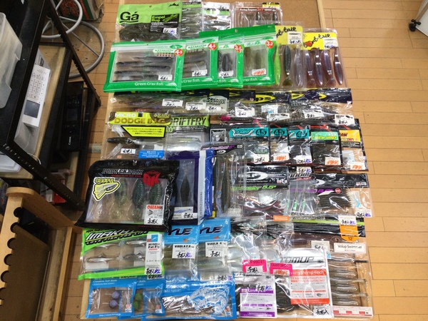 【最新釣具買取情報】「人気メーカーのワーム多数！」買取り入荷致しました。（つりどうぐ一休　葛の葉店）サムネイル