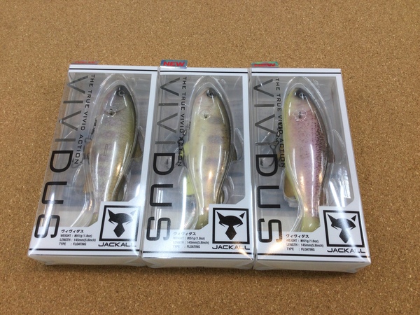狭山店【新製品入荷情報】「ジャッカル　ヴィヴィダス（未入荷カラー３色入荷）＆ティモン　リクーゼ１．７ｇ（１４色再入荷）などが、入荷しました！」(狭山店）サムネイル