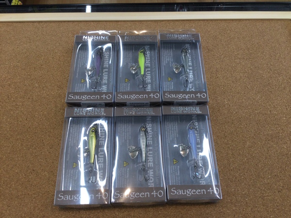 狭山店【新製品入荷情報】第２弾！「ニシネルアーワークス　ソギ―ン４０（６色入荷）が、入荷しました！」（狭山店）サムネイル