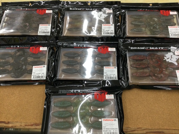 滋賀守山店　新製品入荷情報　・ドランクレイジー　ディレンジEX、ディレンジフーラEX、オームEX　入荷いたしました！サムネイル