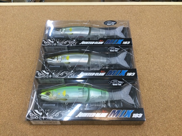 狭山店【新製品入荷情報】「ガンクラフト　ジョインテッドクローＭＩＸ　１８３（新製品・３色入荷）が、入荷しました！」（狭山店）サムネイル