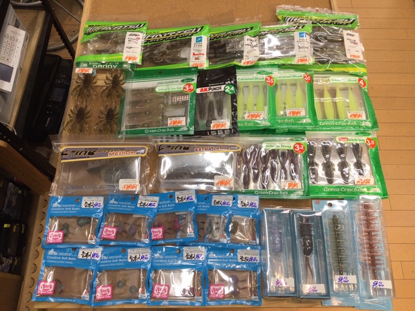 【最新釣具買取情報☆第２弾☆】「人気メーカーのワーム多数！」買取り入荷致しました。（つりどうぐ一休　葛の葉店）サムネイル