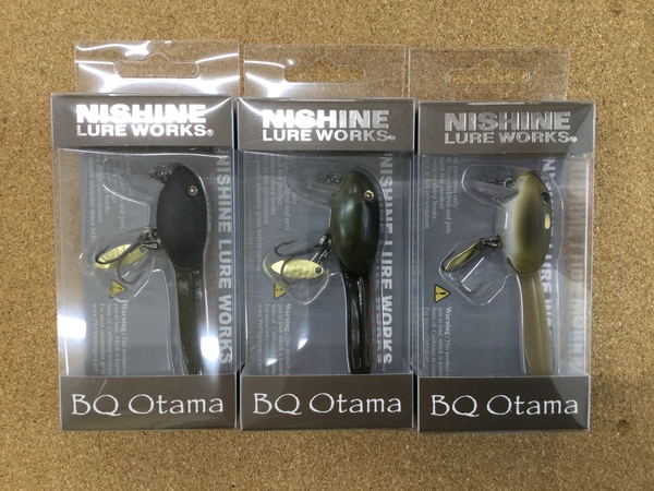 【寝屋川店】（新製品入荷情報）ニシネルアーワークス　ＢＱオタマ、ブルーブルー　ガチポップ１００　メタルシャルダス２５　入荷致しました！サムネイル
