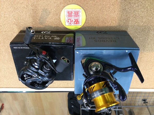 狭山店　本日の釣具買取商品　第３弾！「ダイワ　〇２０タトゥーラＳＶ　ＴＷ　１０３ＳＨ（超美品）〇２４レブロスＬＴ　２５００Ｓ－ＸＨ（超美品）などが、買取入荷しました！」（狭山店）サムネイル