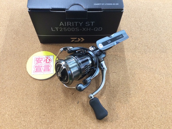 【最新釣具買取情報】「ダイワ ○２３エアリティＳＴ　ＬＴ２５００Ｓ－ＸＨ－ＱＤ、○２３タトゥーラＦＣ　ＬＴ２５００ＳＳーＨーＱＤ、○２１カルディアＦＣ　ＬＴ２５００Ｓ」買取り入荷致しました。（つりどうぐ一休　葛の葉店）サムネイル