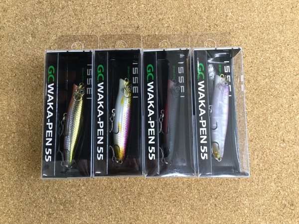 【寝屋川店】（新製品入荷情報）一誠　Ｇ．Ｃ．ワカペン５５　ＡＫチャター１０ｇ、デプス　ワインドジグヘッド　入荷致しました！サムネイル