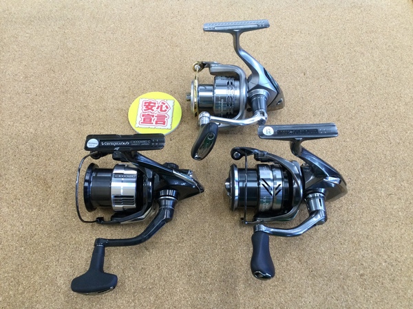 【寝屋川店】（本日の買取情報）シマノ　２３ヴァンキッシュＣ３０００ＭＨＧ　２１コンプレックスＸＲ２５００Ｆ６ＨＧ　１１ツインパワーＣ３０００ＨＧ　１９ＳＬＸ ＭＧＬ７０ＨＧ　１２アルデバランＢＦＳ ＸＧ　０９アルデバランＭｇ　１９オシアジガーＦＣ１５００ＨＧ　買取入荷致しました！サムネイル