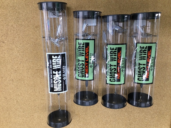 【寝屋川店】（新製品入荷情報☆第３弾☆）　レイドジャパン　ゴーストワイヤー ネクストレベル　マッスルワイヤー　スーパーフィッシュローラー５インチ　入荷致しました！サムネイル