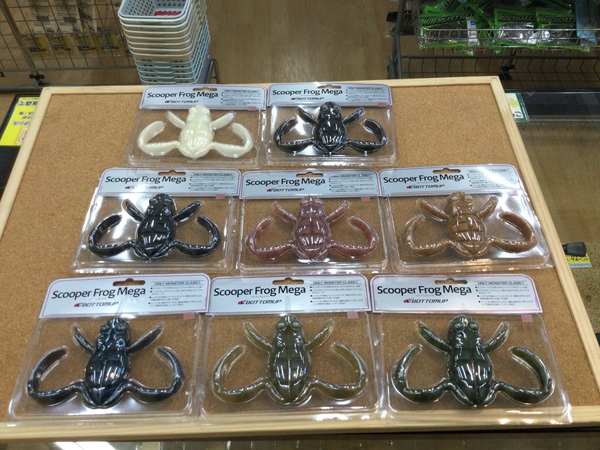 狭山店【新製品入荷情報】「ボトムアップ　〇スクーパーフロッグメガ（新製品・８色新入荷）○スナックジグ１８ｇ（新製品・７色新入荷）〇クネリー３．６インチ（１色入荷）などが、入荷しました！」（狭山店）サムネイル