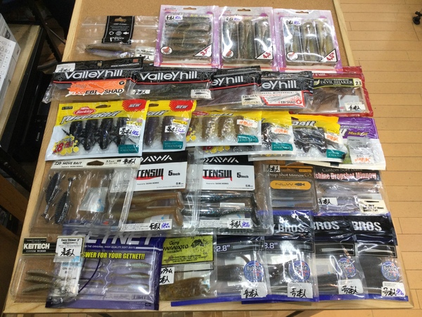 【最新釣具買取情報】「人気メーカーのワームを多数！」買取り入荷致しました。（つりどうぐ一休　葛の葉店）サムネイル