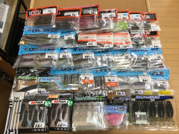 【最新釣具買取情報】「人気メーカーのワーム多数！」買取り入荷致しました。（つりどうぐ一休　葛の葉店）サムネイル