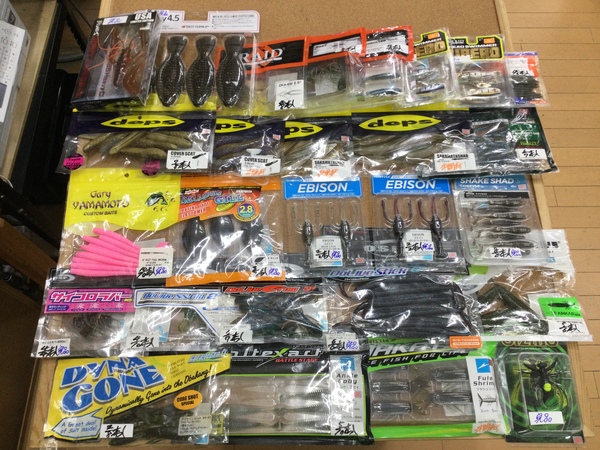 【最新釣具買取情報】「人気メーカーのワーム多数！」買取り入荷致しました。（つりどうぐ一休　葛の葉店）サムネイル