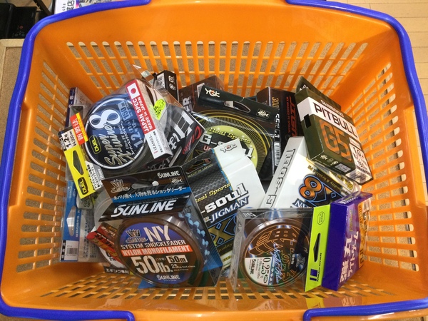 【最新釣具買取情報】「人気メーカーの未使用ライン多数！」買取り入荷致しました。（つりどうぐ一休　葛の葉店）サムネイル