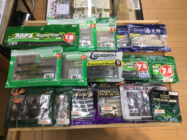 【最新釣具買取情報☆第２弾☆】「人気メーカー一誠、常吉のワームを多数！」買取り入荷致しました。（つりどうぐ一休　葛の葉店）サムネイル