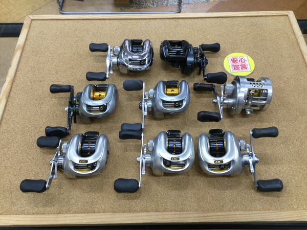【本日の買取情報☆第３弾☆】　シマノ　０８メタニウムＭｇＤＣ　０７メタニウムＭｇ　０７メタニウムＭｇ７　０６アンタレスＤＣ７　０３カルカッタコンクエスト２００ＤＣ　ＳＬＸ ＭＧＬ７１ＨＧ　買取入荷致しました！（寝屋川店）サムネイル