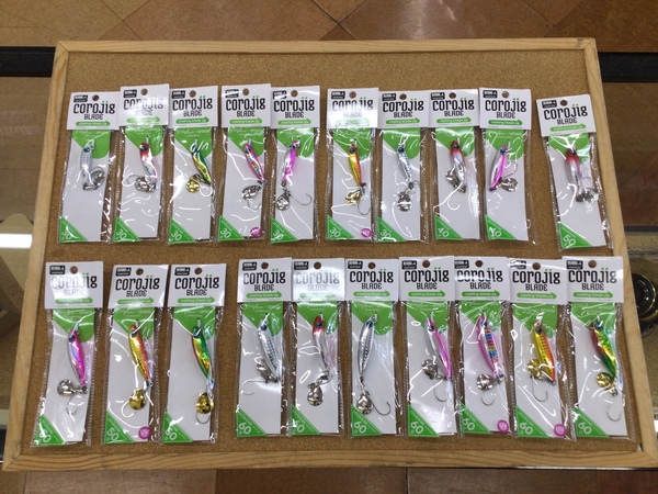 【新製品入荷情報】　フィッシュアロー×ウロコ　コロジグブレード３０ｇ／４０ｇ／５０ｇ／６０ｇ、ロデオクラフト　ノアＪｒ．０．９ｇ　（寝屋川店）サムネイル