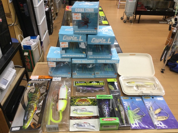 【最新釣具買取情報☆第４弾☆】「人気メーカーのルアー＆ワーム！」買取り入荷致しました。（つりどうぐ一休　葛の葉店）サムネイル