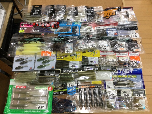 【最新釣具買取情報】「人気メーカーのワーム多数！」買取り入荷致しました。（つりどうぐ一休　葛の葉店）サムネイル