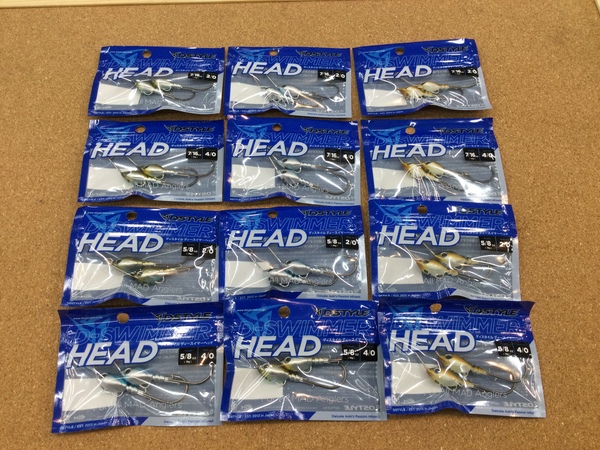 狭山店【新製品入荷情報】「ディスタイル　〇Dスイマーヘッド（新製品）〇ブルーノシャッドテール４．２インチ（新製品・５色入荷）〇ブルーノシャッドテール４．８インチ（５色久々の入荷）などが、入荷しました！」（狭山店）サムネイル