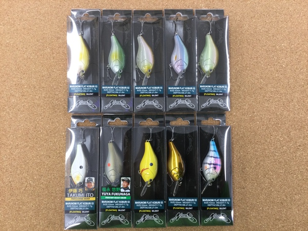 滋賀守山店　新製品入荷情報　ノリーズ　マルノミフラットコブリ53、一誠　楽刺しネイルシンカーＴＧ、キャラメルシャッド2.6、3.5、4、5インチ　入荷いたしました！サムネイル