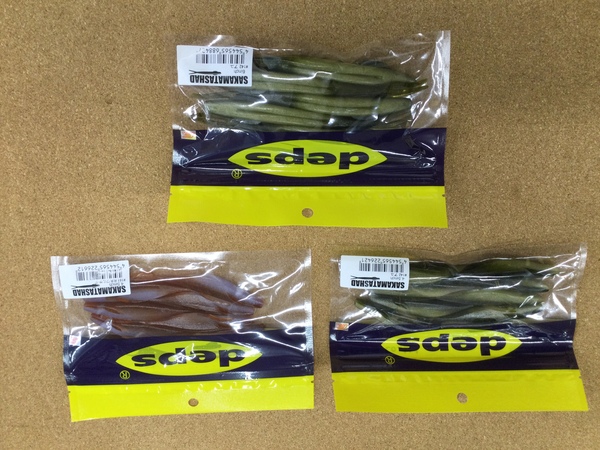 【新製品入荷情報】　デプス　サカマタシャッド４．５インチ／６インチ、ハヤブサ　ジャックアイマキマキ３０ｇ／４０ｇ／６０ｇ　入荷いたしました！！　（寝屋川店）サムネイル