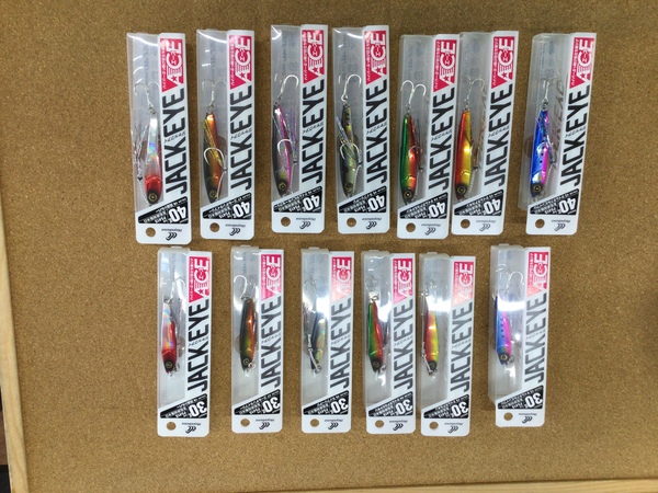 【新製品入荷情報】　ハヤブサ　ジャックアイエース３０ｇ／４０ｇ　入荷いたしました！！　（寝屋川店）サムネイル