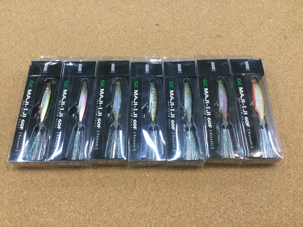 狭山店【新製品入荷情報】「一誠　ＧＣマジＩ字６０Ｆラレシ（８色再入荷）＆リューギ　エギワッキー（新製品）などが、入荷しました！」（狭山店）サムネイル