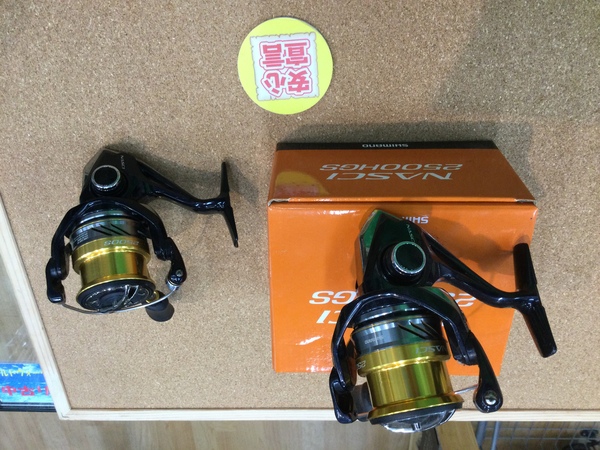 狭山店　本日の釣具買取商品　第２弾！「シマノ　１６ナスキー　２５００ＨＧＳ（２台）が、買取入荷しました！」（狭山店）サムネイル