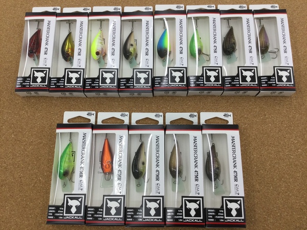 滋賀守山店　新製品入荷情報　ジャッカル　マスタークランク47SR、47MR、スーパードーンTW、バイタルミノー5インチ、ジャクソン　メタルエフェクトブレード、ワンタッチロックアルミプライヤー2.0　入荷いたしました！サムネイル
