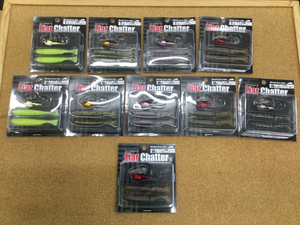 【新製品入荷情報】　一誠　ライアチャター７ｇ／１０ｇ／１４ｇ　ギルフラット　ギルフラットＪｒ．　沈み蟲２．２インチ／２．６インチ／３．２インチ　入荷いたしました！！　（寝屋川店）サムネイル