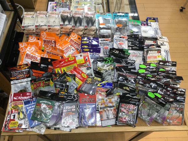 【最新釣具買取情報☆第３弾☆】「人気メーカーのフックやシンカーなどの小物類が多数！」買取り入荷致しました。（つりどうぐ一休　葛の葉店）サムネイル