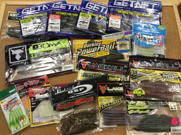 【最新釣具買取情報】「人気メーカーのワームを多数」買取り入荷致しました。（つりどうぐ一休　葛の葉店）サムネイル