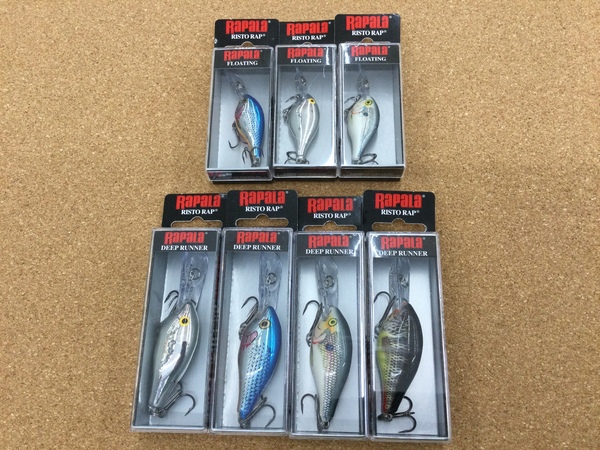 滋賀守山店　新製品入荷情報　ラパラ　リストラップ　フローティング・リストラップ　ディープランナー、ペイフォワード　V3ミノー・ワンエイトSR、ブルーブルー　シャルダス　入荷いたしました！サムネイル
