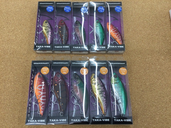 滋賀守山店　新製品入荷情報　ドランクレイジー　タカバイブ78、97、フェロッグ、内外出版　ルアーマガジン2026年6月号　入荷いたしました！サムネイル