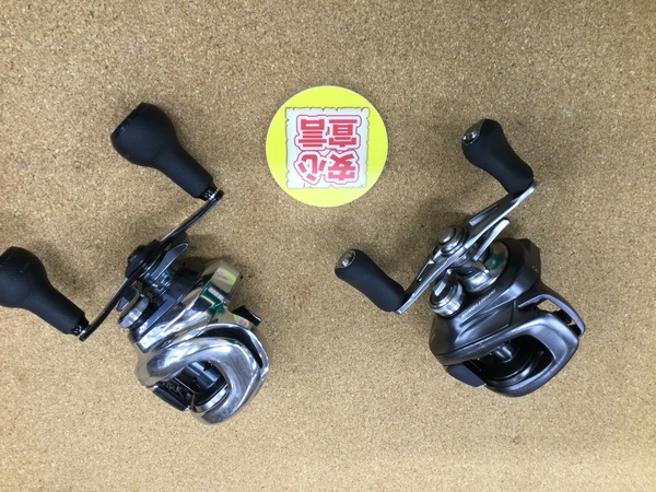 【本日の買取情報】　シマノ ２２バンタム１５１ＨＧ １９アンタレス左（ハンドル変更仕様）　買取入荷致しました！（寝屋川店）サムネイル