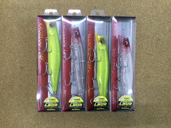 【新製品入荷情報】　メガバス　カゲロウ１２４Ｆ　カゲロウＭＤ１２５Ｆ　入荷いたしました！！　（寝屋川店）サムネイル