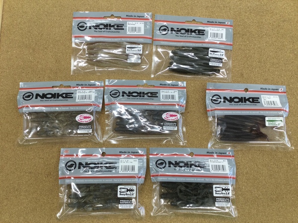 【新製品入荷情報】　ノイケ　Ｓ．Ｌ．Ｔ．ミノー３．５インチ　スモーキンスイマー３インチ　スモーキンダッド２．５インチ　ビジーブロ２．８インチ　入荷いたしました！！　（寝屋川店）サムネイル