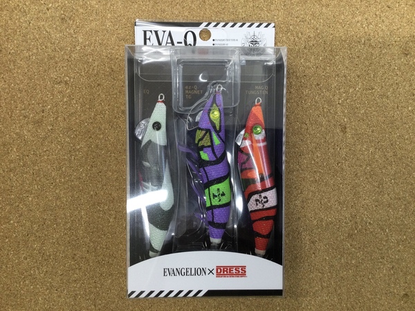 【新製品入荷情報☆第２弾☆】　ＥＶＡＮＧＥＬＩＯＮ×ＤＲＥＳＳ　ＥＶＡ－Ｑ ３号 初号機・２号機・第４の使徒 ３種セット、エバーグリーン　ラストエース８０Ｆ、つり人社　バサー２０２６年７月号　入荷いたしました！！　（寝屋川店）サムネイル