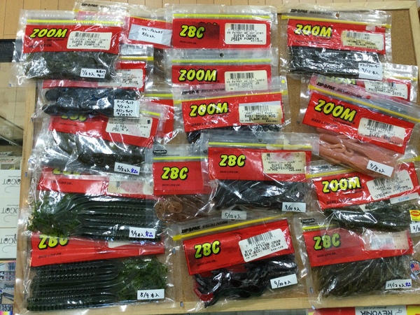 【最新釣具買取情報☆第２弾☆】「有名メーカーＺＯＯＭのワームを多数！」買取り入荷致しました。（つりどうぐ一休　葛の葉店）サムネイル
