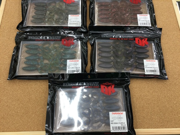 滋賀守山店　新製品入荷情報　ドランクレイジー　ディレンジ3.5インチ、ディレンジＥＸ、オームＥＸ、ディレンジフーラ、ディレンジフーラＥＸ、バーガー3.2インチ、メガバス　ヤゴット　入荷いたしました！サムネイル