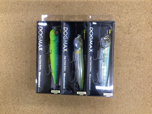 【新製品入荷情報】　メガバス　ドッグＭＡＸスライディングモデル　ヤゴット３．５インチ　入荷いたしました！！　（寝屋川店）サムネイル