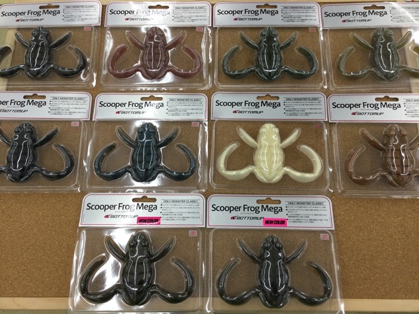 滋賀守山店　新製品入荷情報　ボトムアップ　スクーパーフロッグメガ、ヘドン　スロープノーズ　入荷いたしました！サムネイル