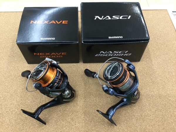 滋賀守山店　新製品入荷情報　シマノ  26ネクサーブ2500S  26ナスキー2500SHG　入荷いたしました！サムネイル