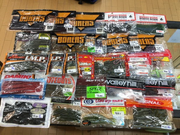 【最新釣具買取情報】「人気メーカーのワーム多数！」買取り入荷致しました。（つりどうぐ一休　葛の葉店）サムネイル
